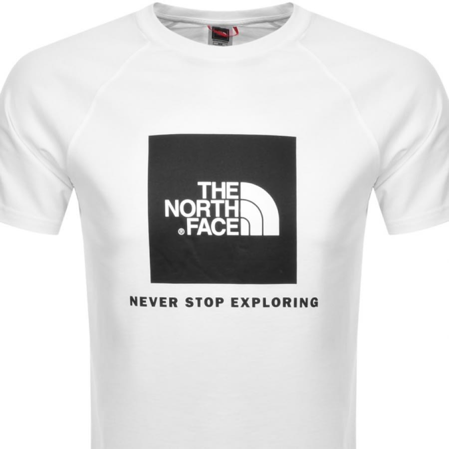 Alternative Image for ProductThe North Face Raglan Redbox T Shirt White2